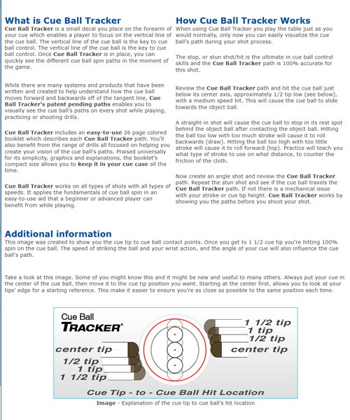 Information layout sample site